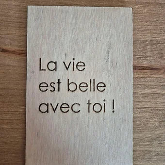 Carte - La vie est belle