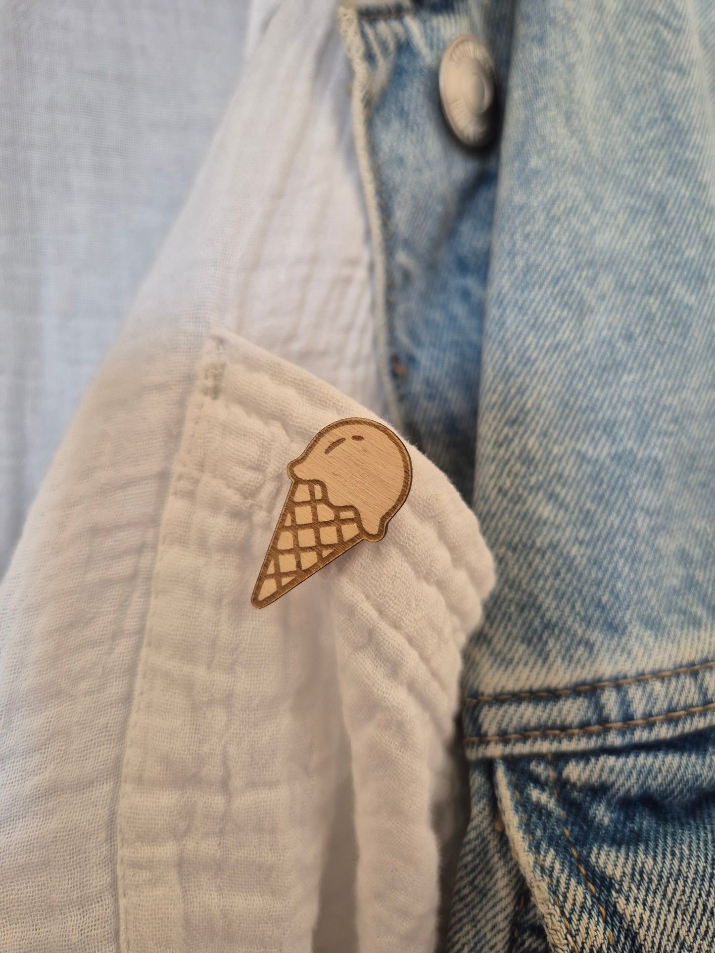 Pins en bois - Glace
