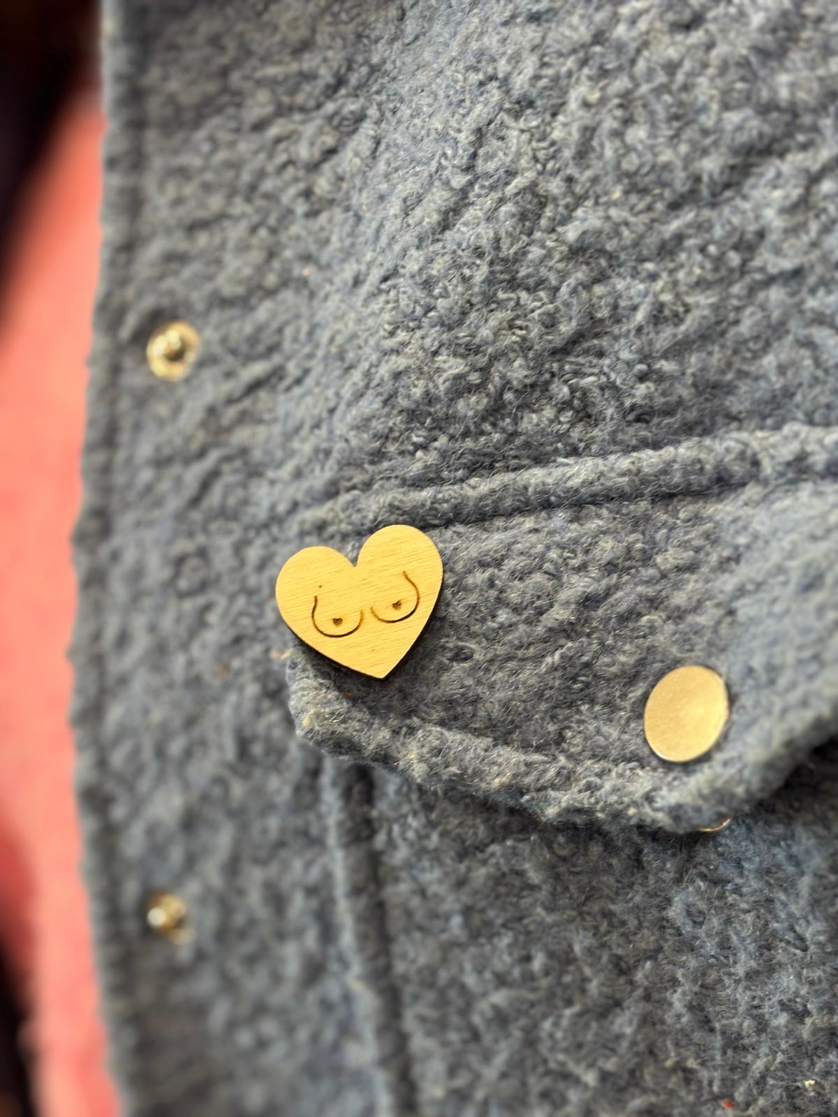 Pin's - Petit coeur Octobre Rose