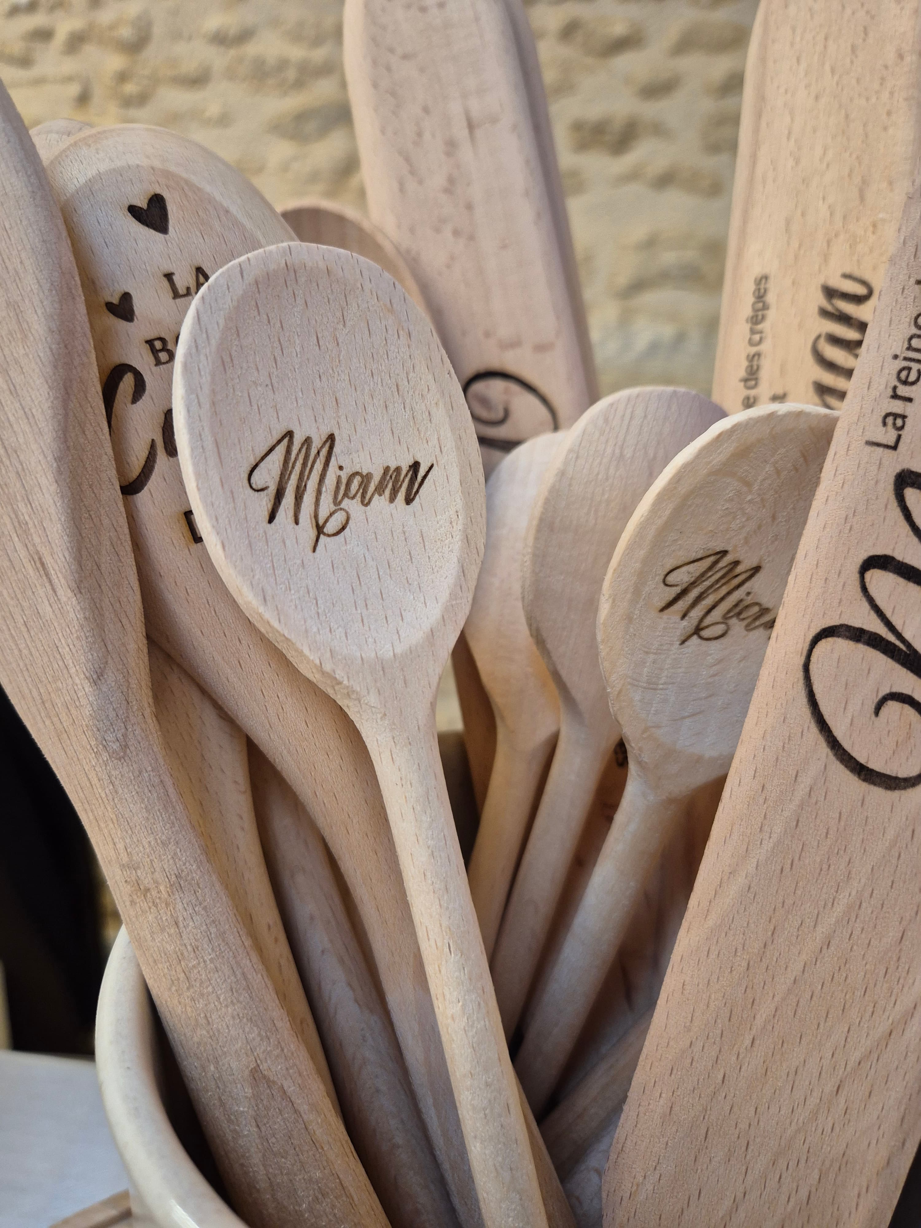 Cuillère en bois - Miam