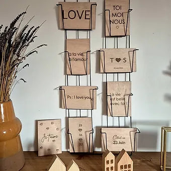 Cartes en bois