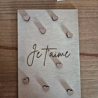 Carte - Je t'aime