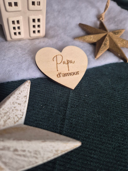 Magnet Coeur - Papa d'amour