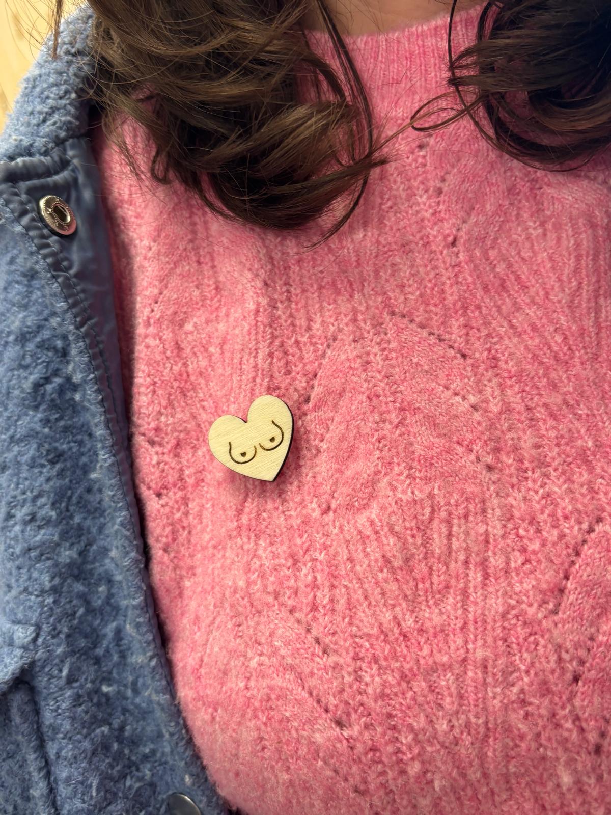 Pin's - Petit coeur Octobre Rose