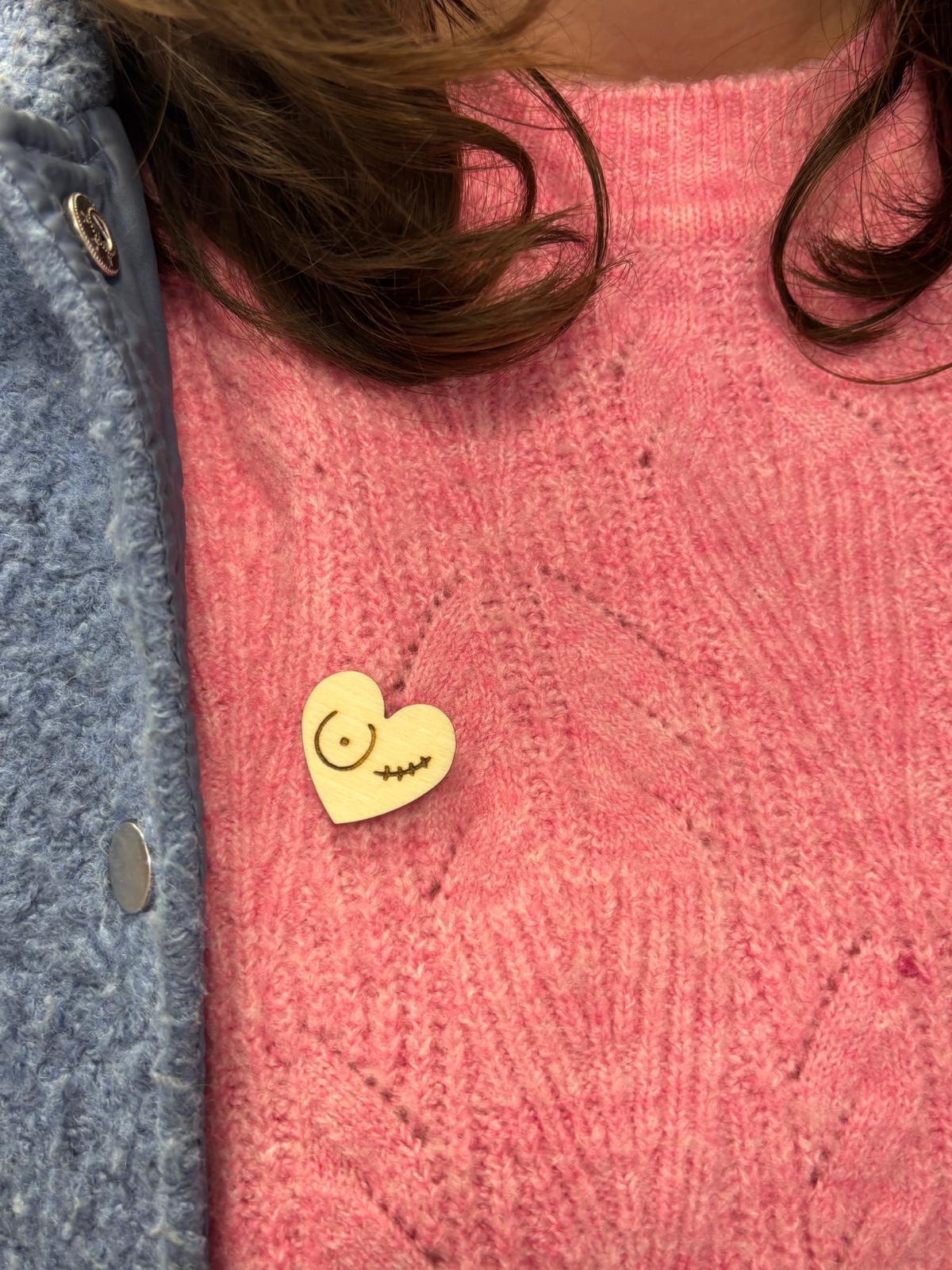 Pin's - Petit coeur Octobre Rose