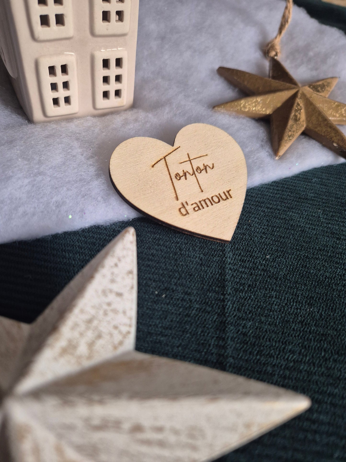 Magnet Coeur - Tonton d'amour