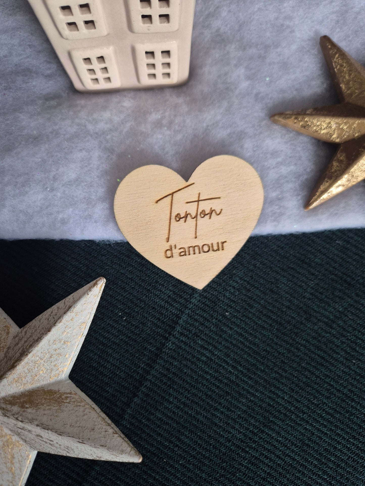 Magnet Coeur - Tonton d'amour