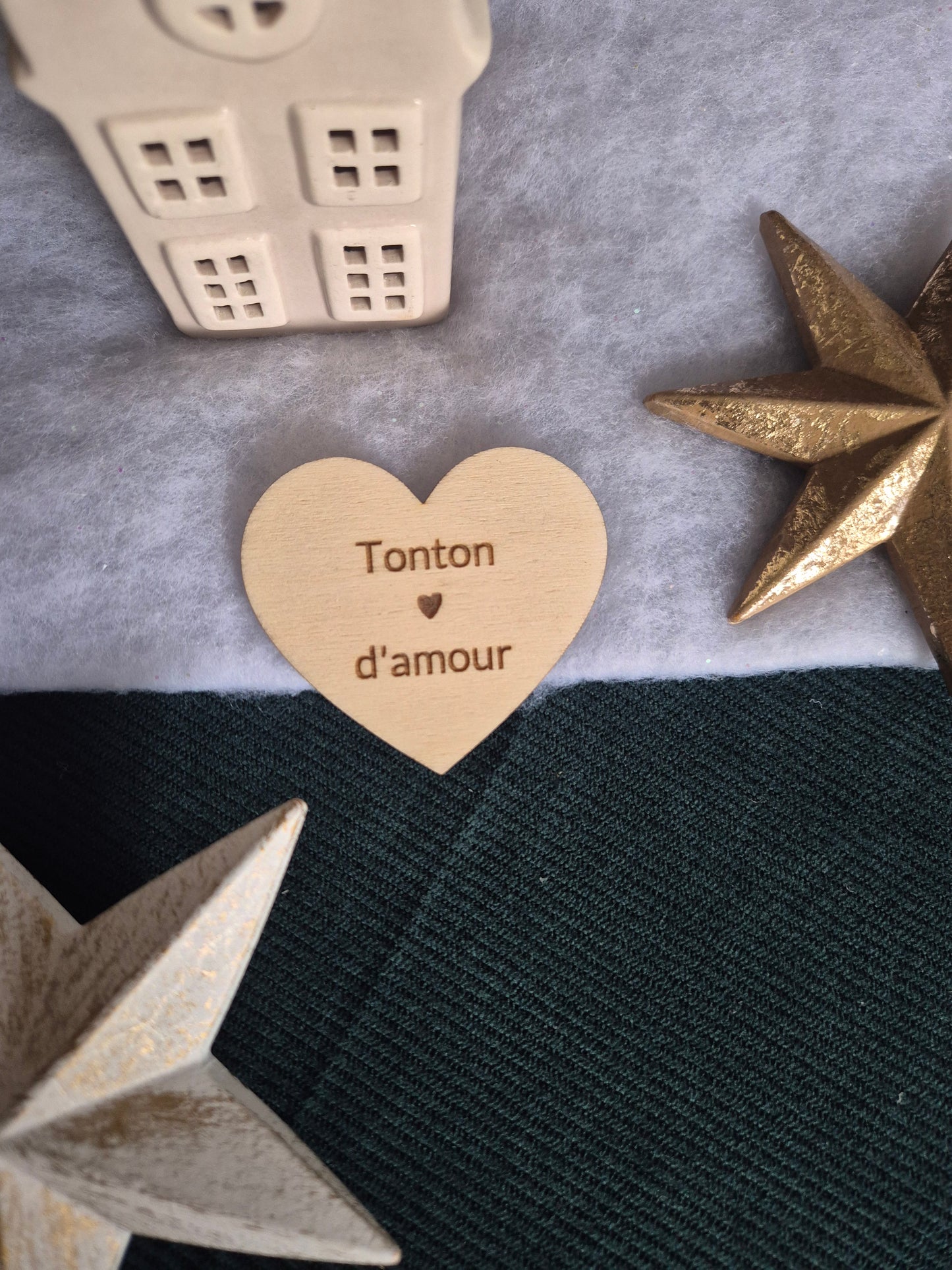 Magnet Coeur - Tonton d'amour