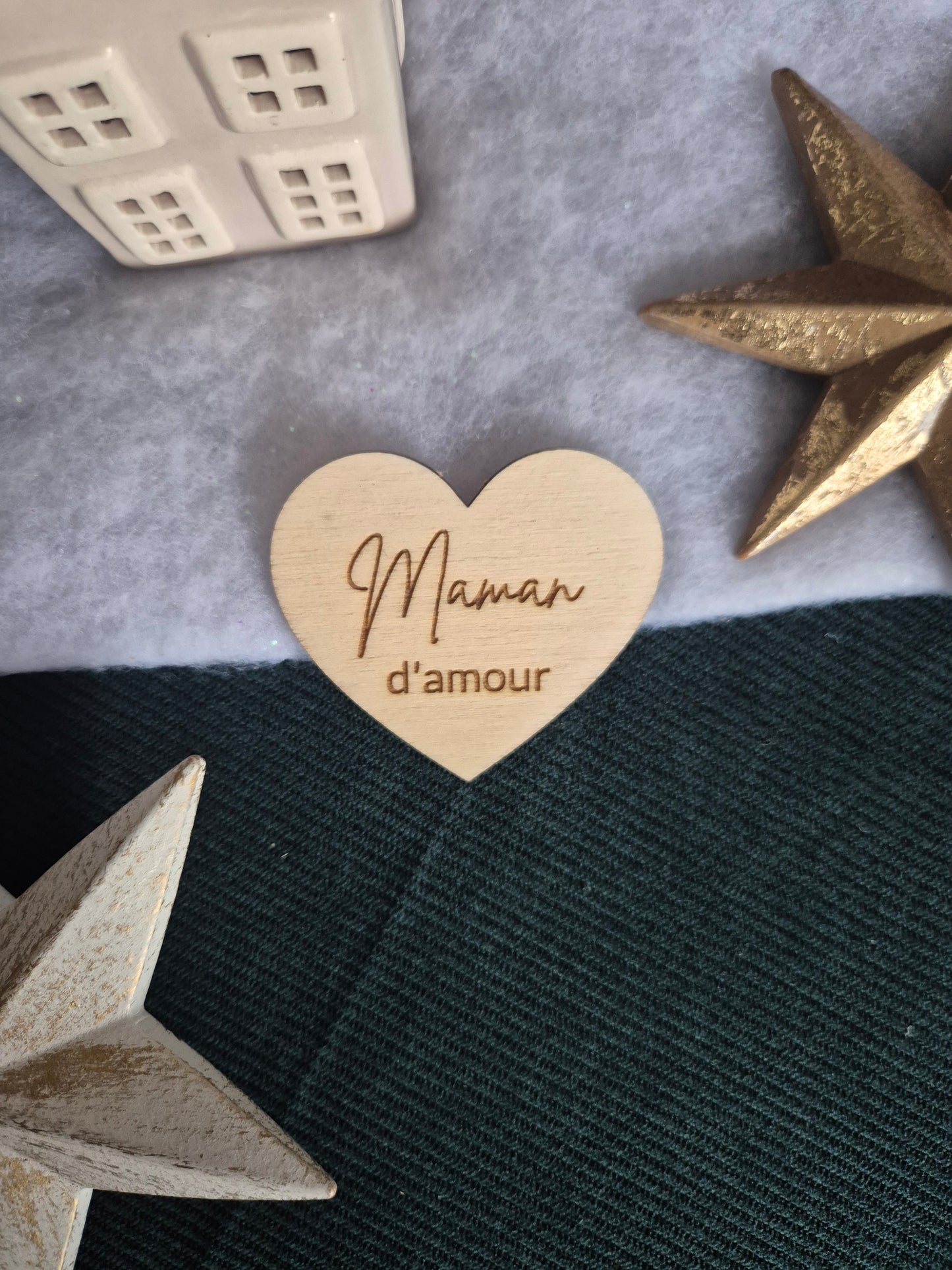 Magnet Coeur - Maman d'amour