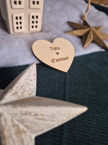 Magnet Coeur - Tata d'amour