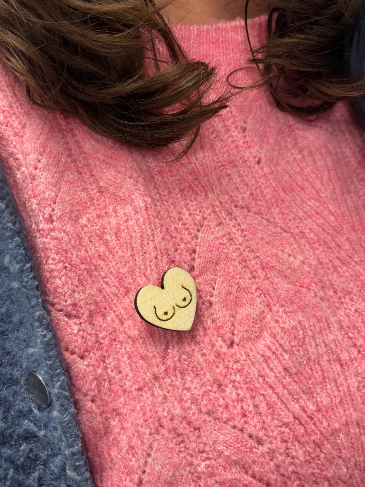 Pin's - Petit coeur Octobre Rose