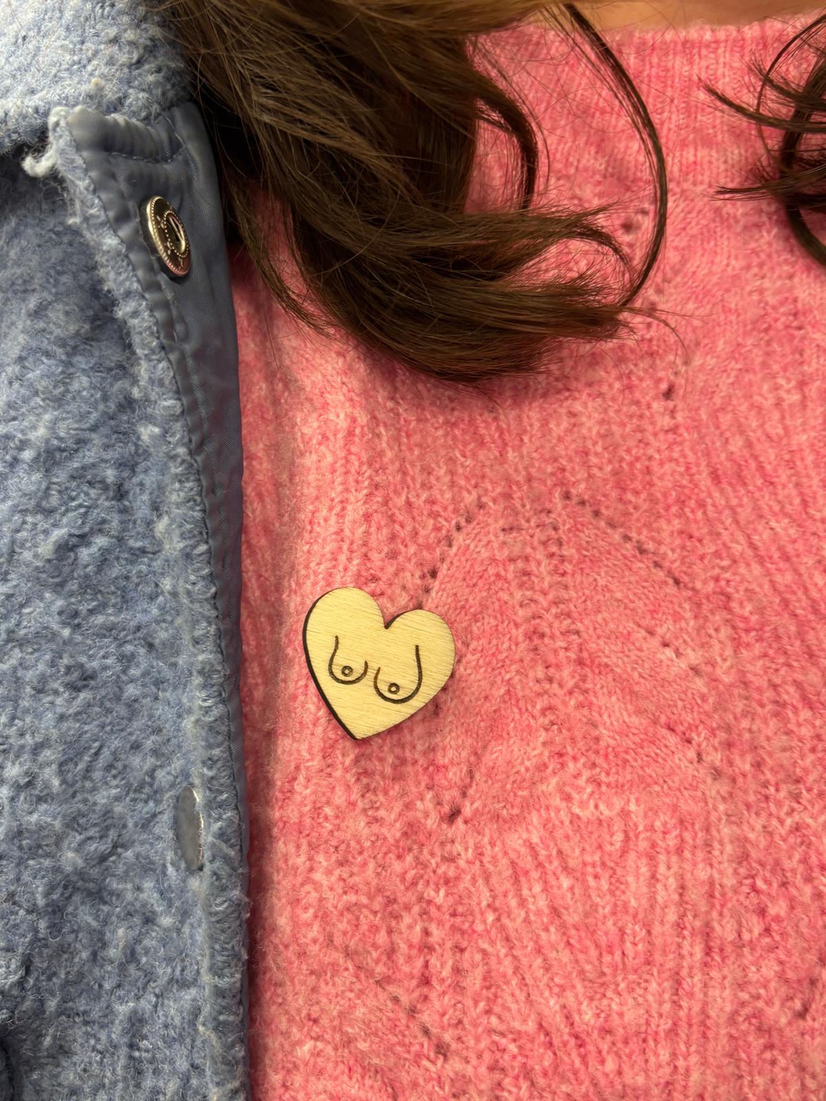 Pin's - Petit coeur Octobre Rose