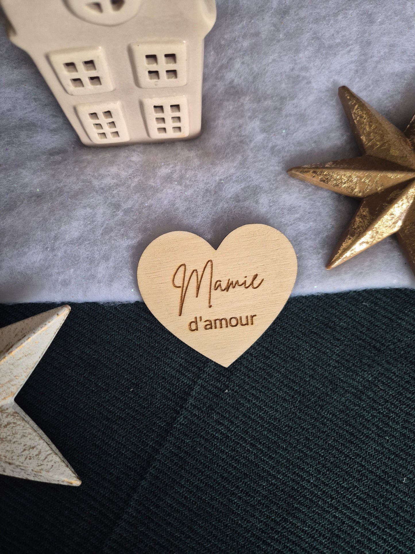 Magnet Coeur - Mamie d'amour