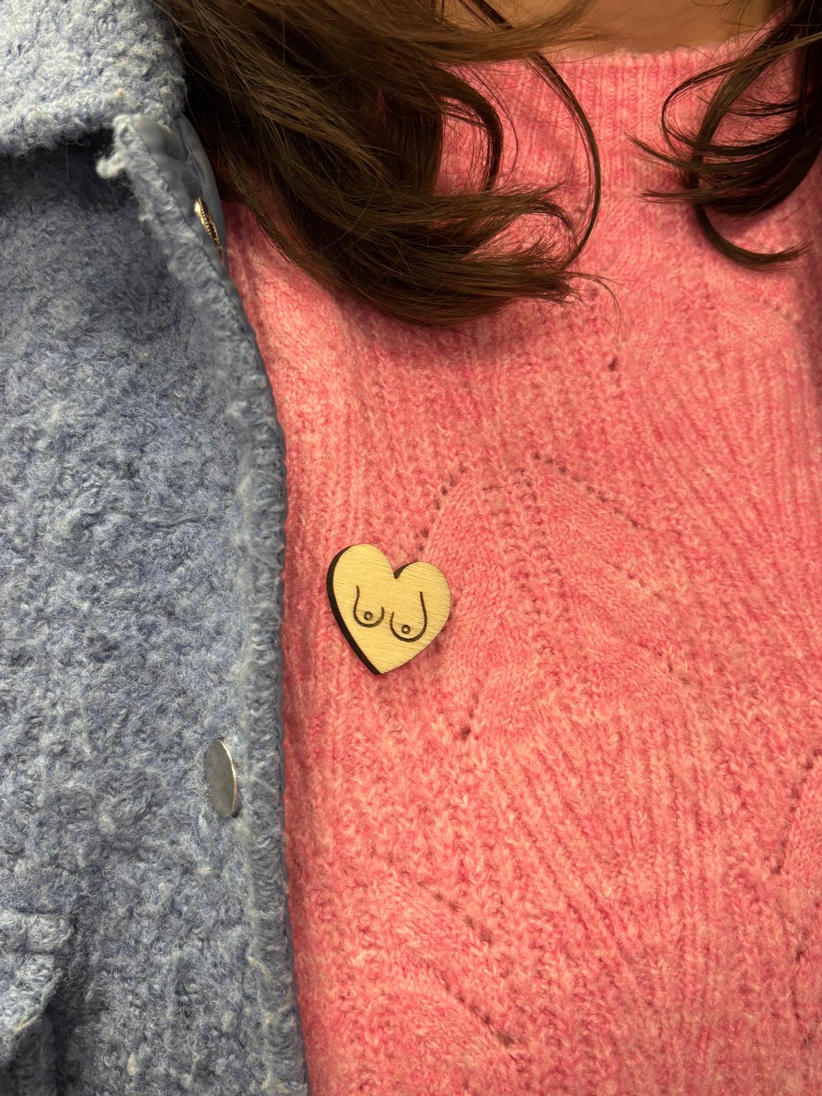 Pin's - Petit coeur Octobre Rose