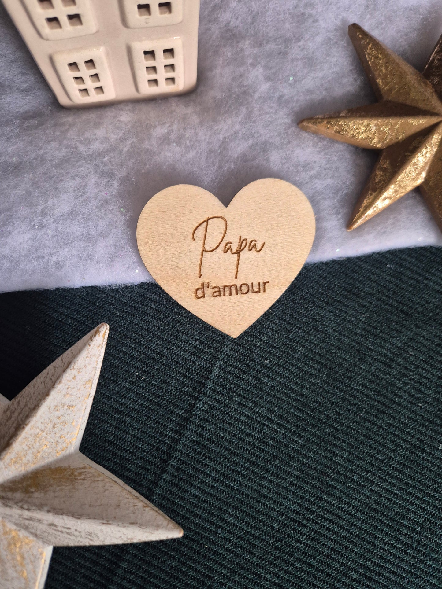 Magnet Coeur - Papa d'amour