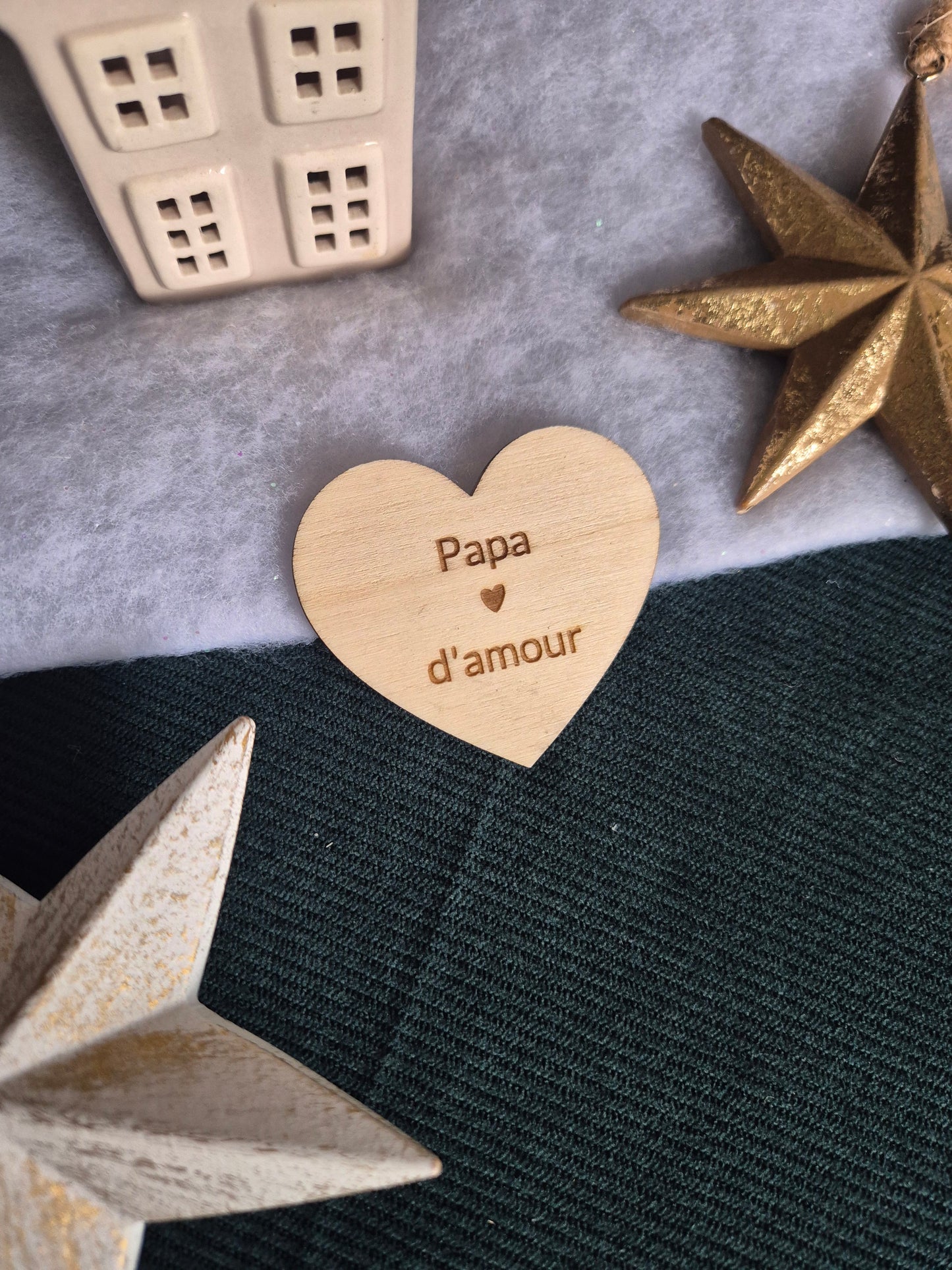 Magnet Coeur - Papa d'amour