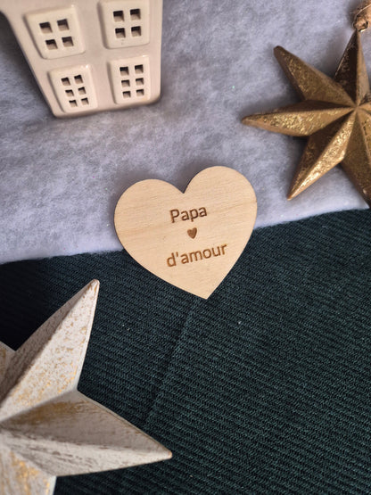 Magnet Coeur - Papa d'amour