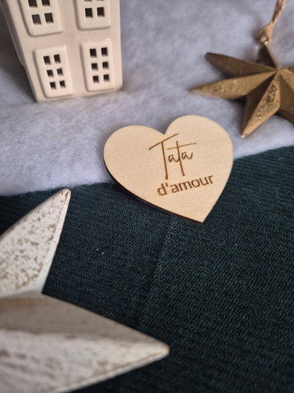 Magnet Coeur - Tata d'amour