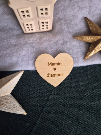 Magnet Coeur - Mamie d'amour