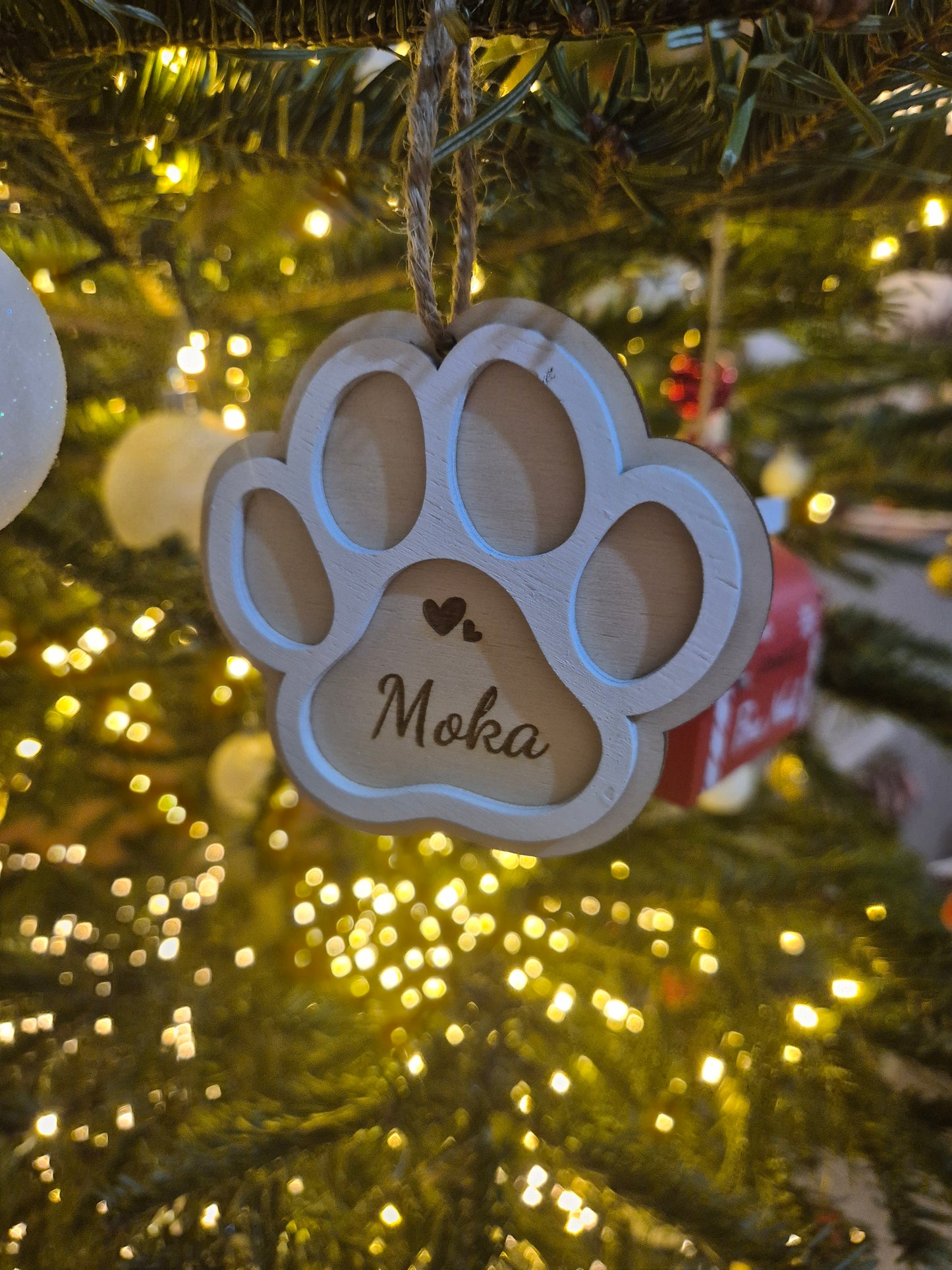 Boule patte de chien