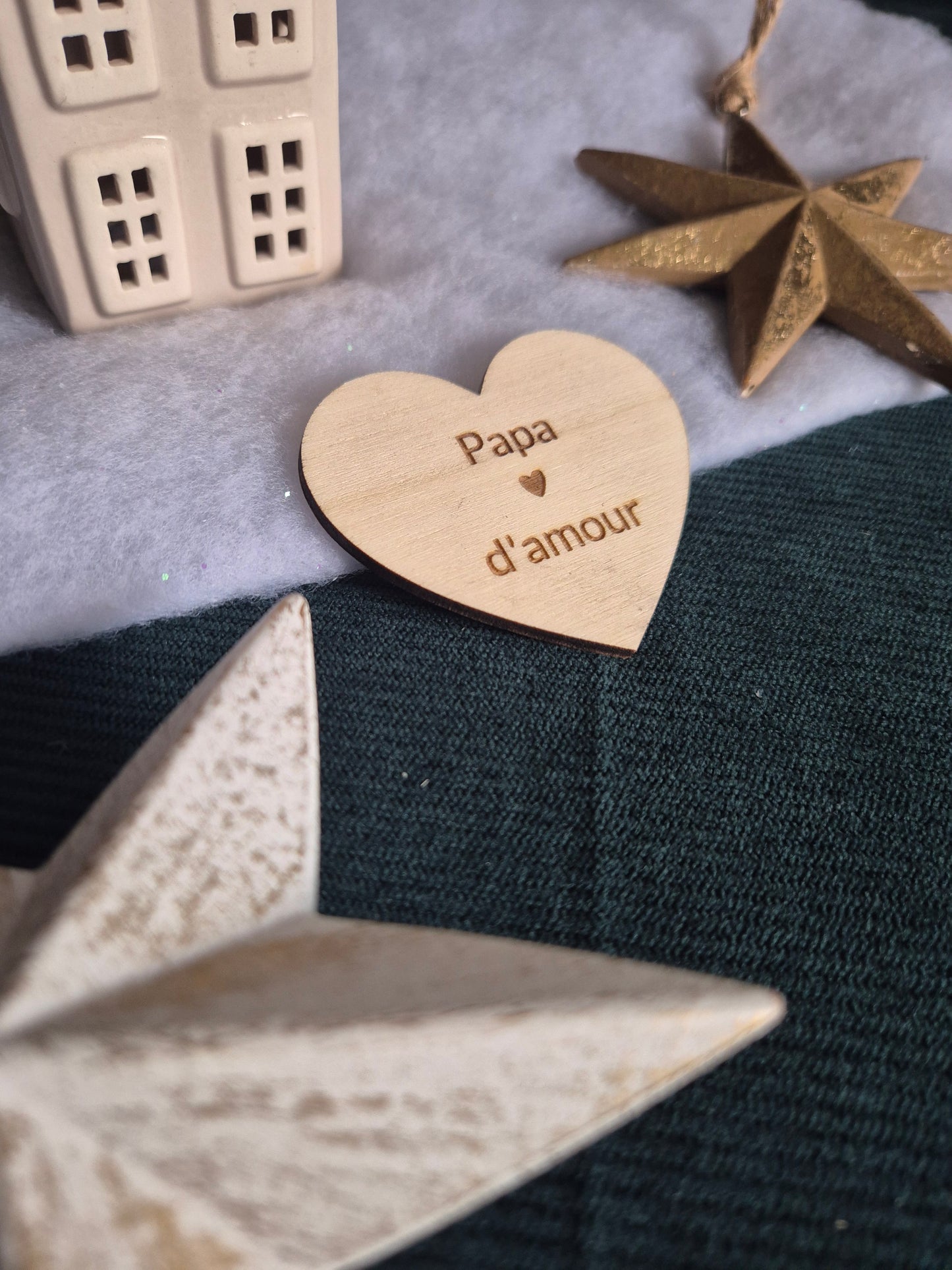 Magnet Coeur - Papa d'amour