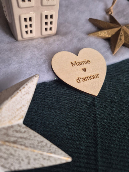 Magnet Coeur - Mamie d'amour