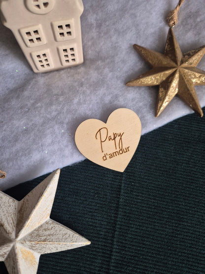 Magnet Coeur - Papy d'amour