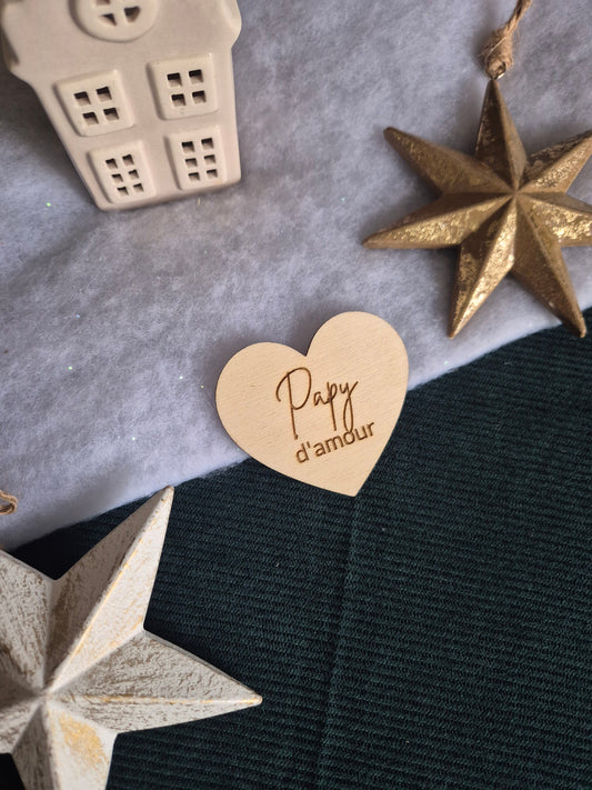 Magnet Coeur - Papy d'amour