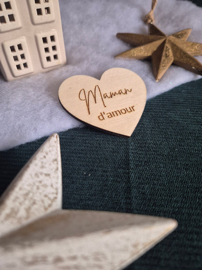 Magnet Coeur - Maman d'amour