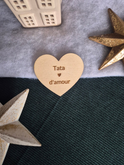 Magnet Coeur - Tata d'amour